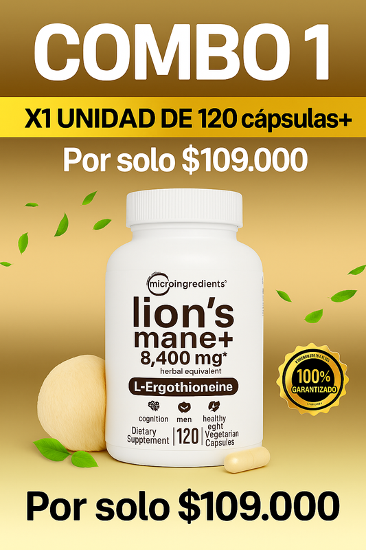 Capsulas De Melena De Leon